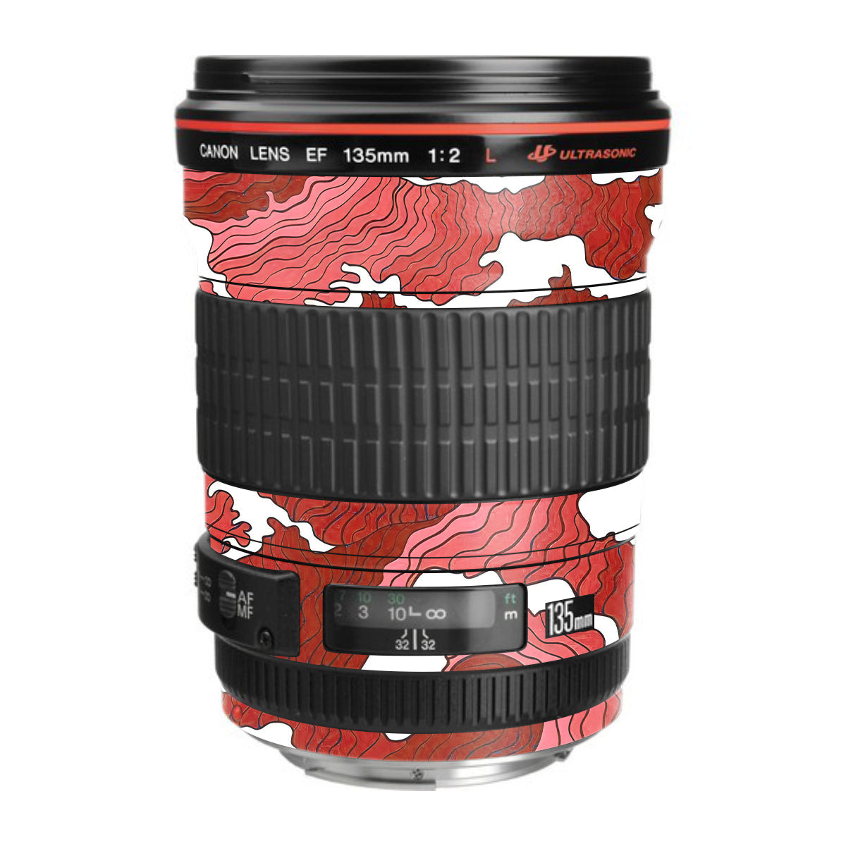 Cherry Waves Canon EF 135mm F/2L USM Camera Lens Skin