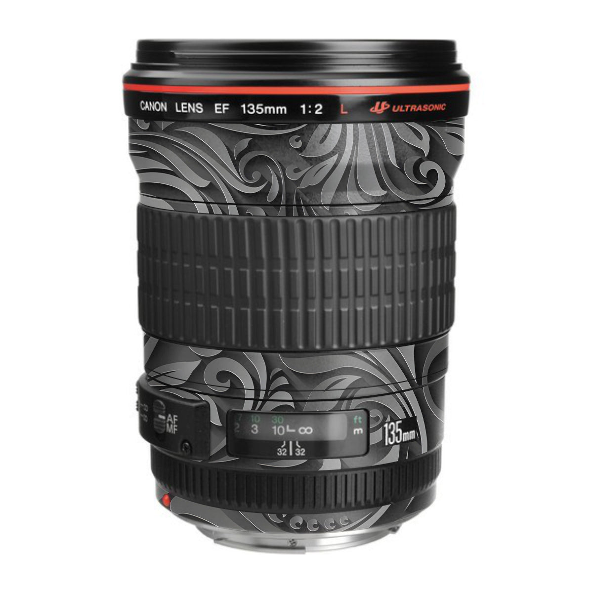 Shadow Swirl Canon EF 135mm F/2L USM Camera Lens Skin