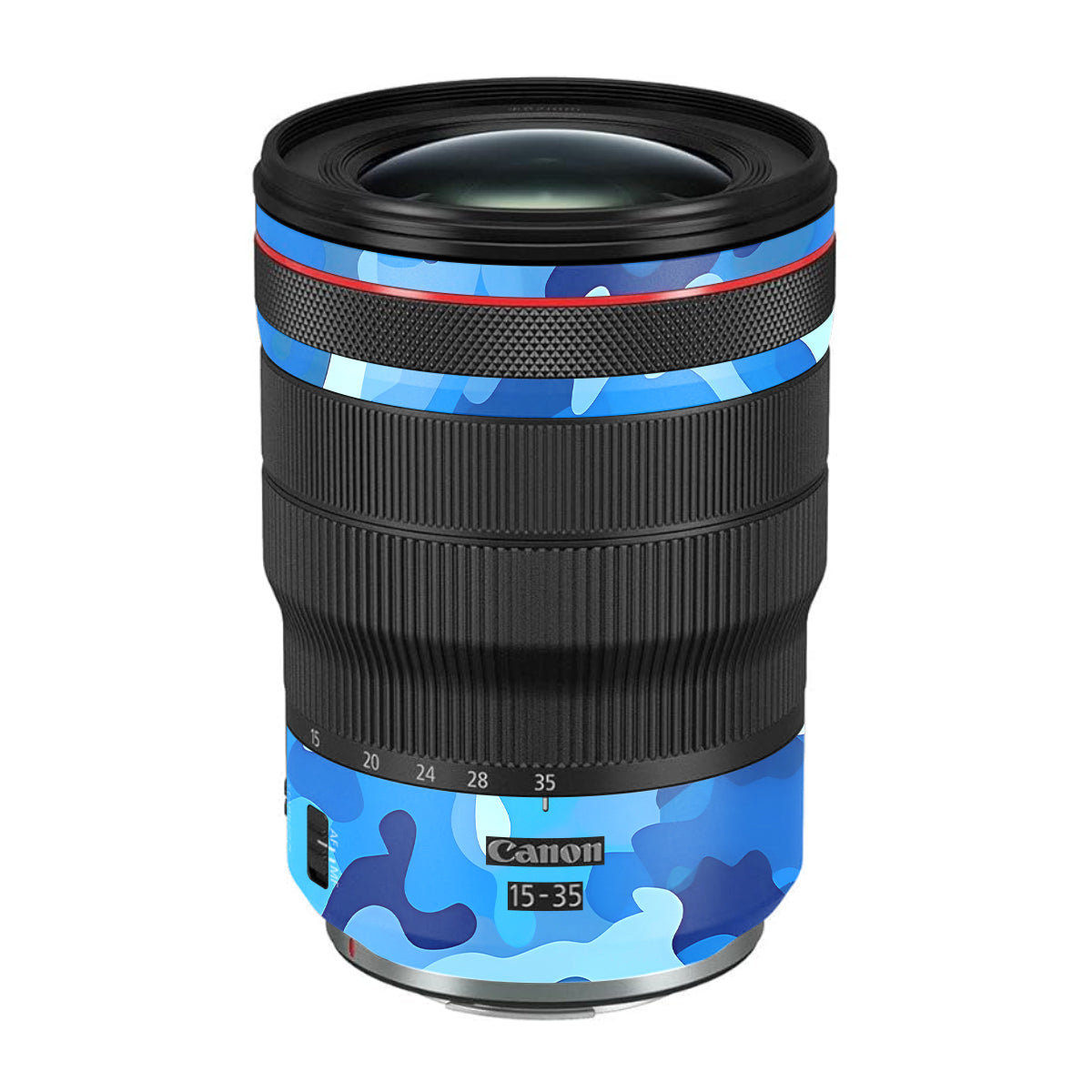 Arctic Blue Camo Pattern Canon RF 15-35mm F/2.8L USM Camera Lens Skin