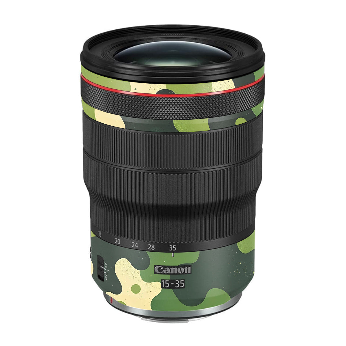 Camouflage Pattern Canon RF 15-35mm F/2.8L USM Camera Lens Skin