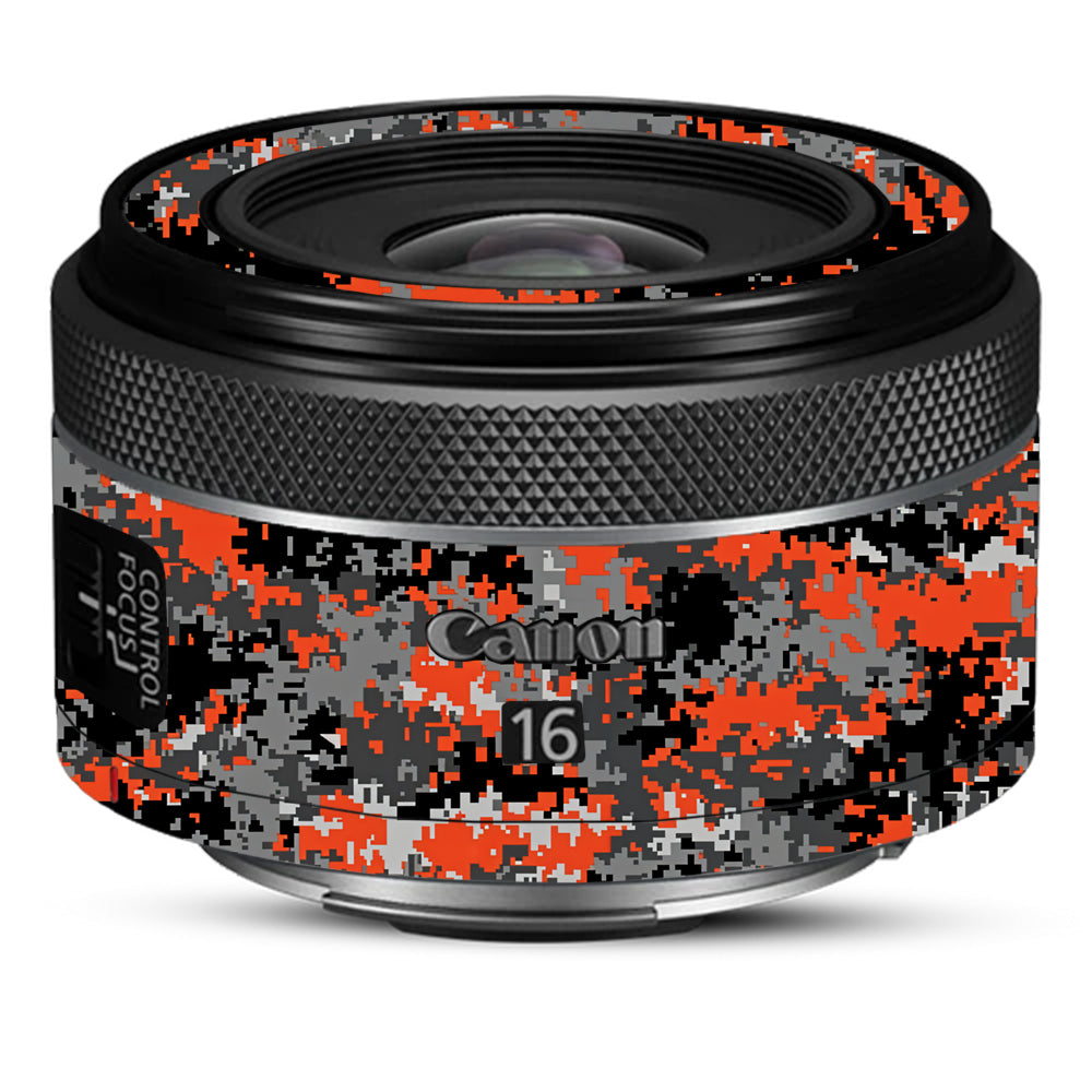 Inferno Pixel Canon 16mm Camera Lens Skin