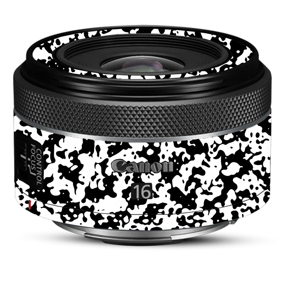 Snow Camo Canon 16mm Camera Lens Skin