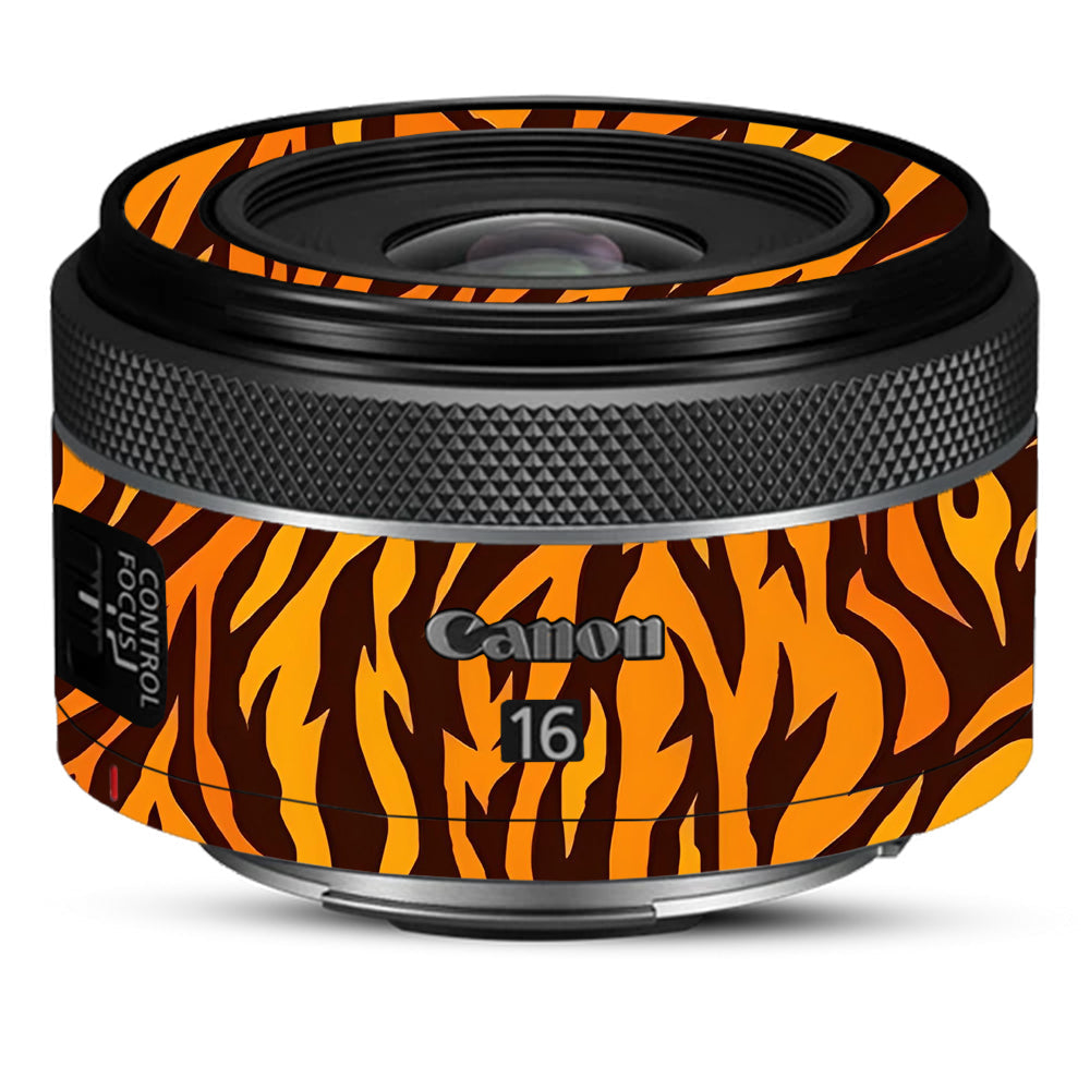 Wild Tiger Stripes Canon RF 16mm f/2.8 STM Camera Lens Skin