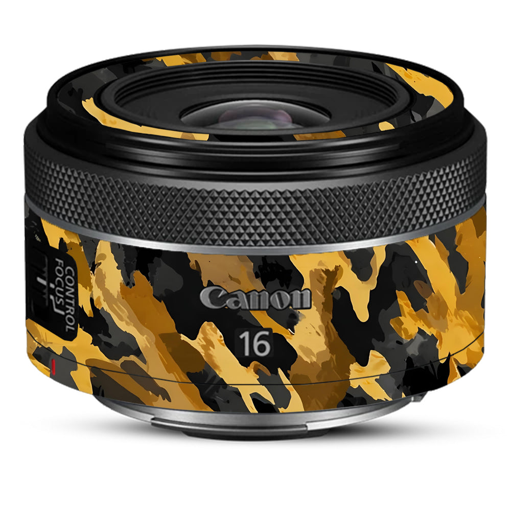 Camo Tiger Blend Canon 16mm Camera Lens Skin
