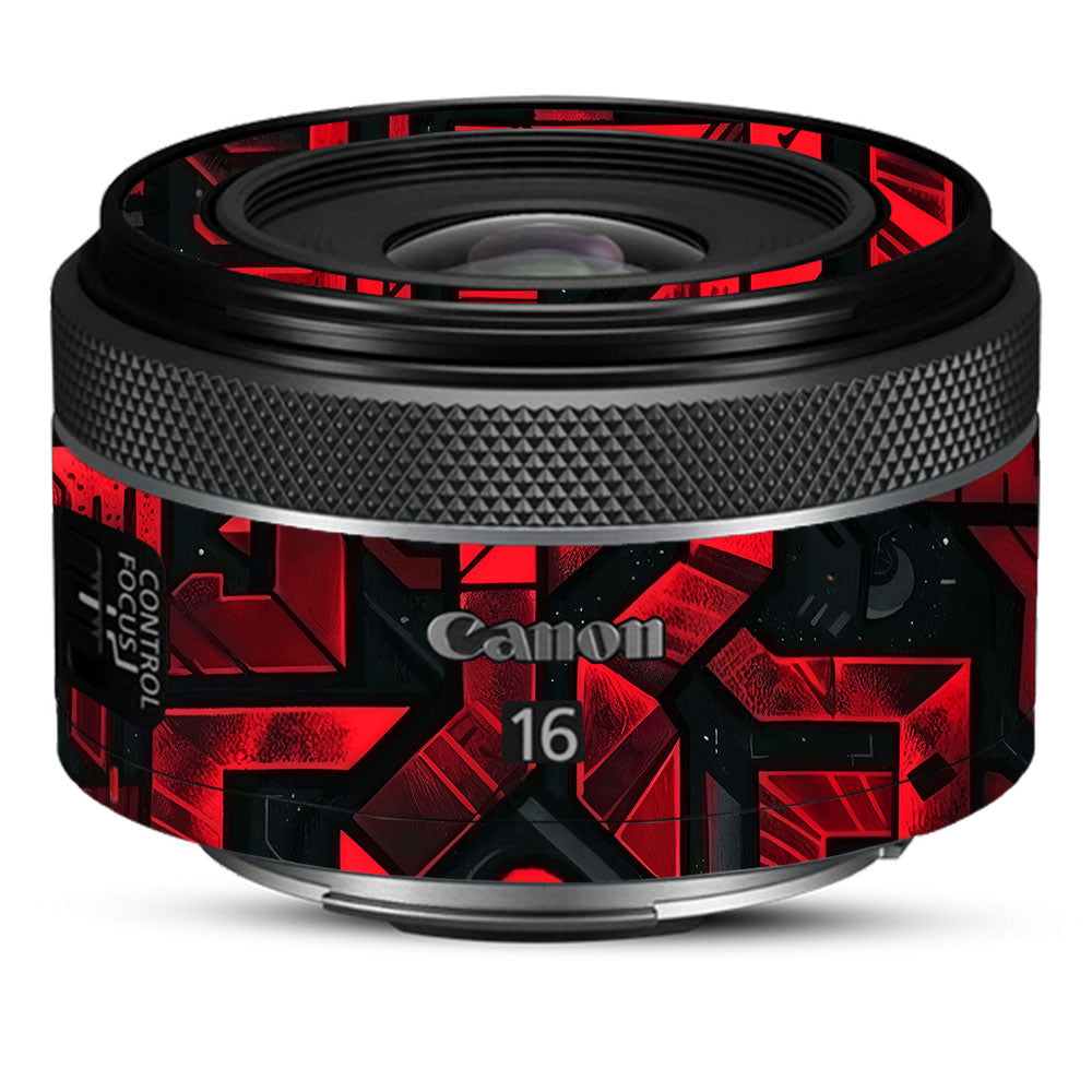 Cyber Maze Circuit Canon RF 16mm f/2.8 STM Camera Lens Skin