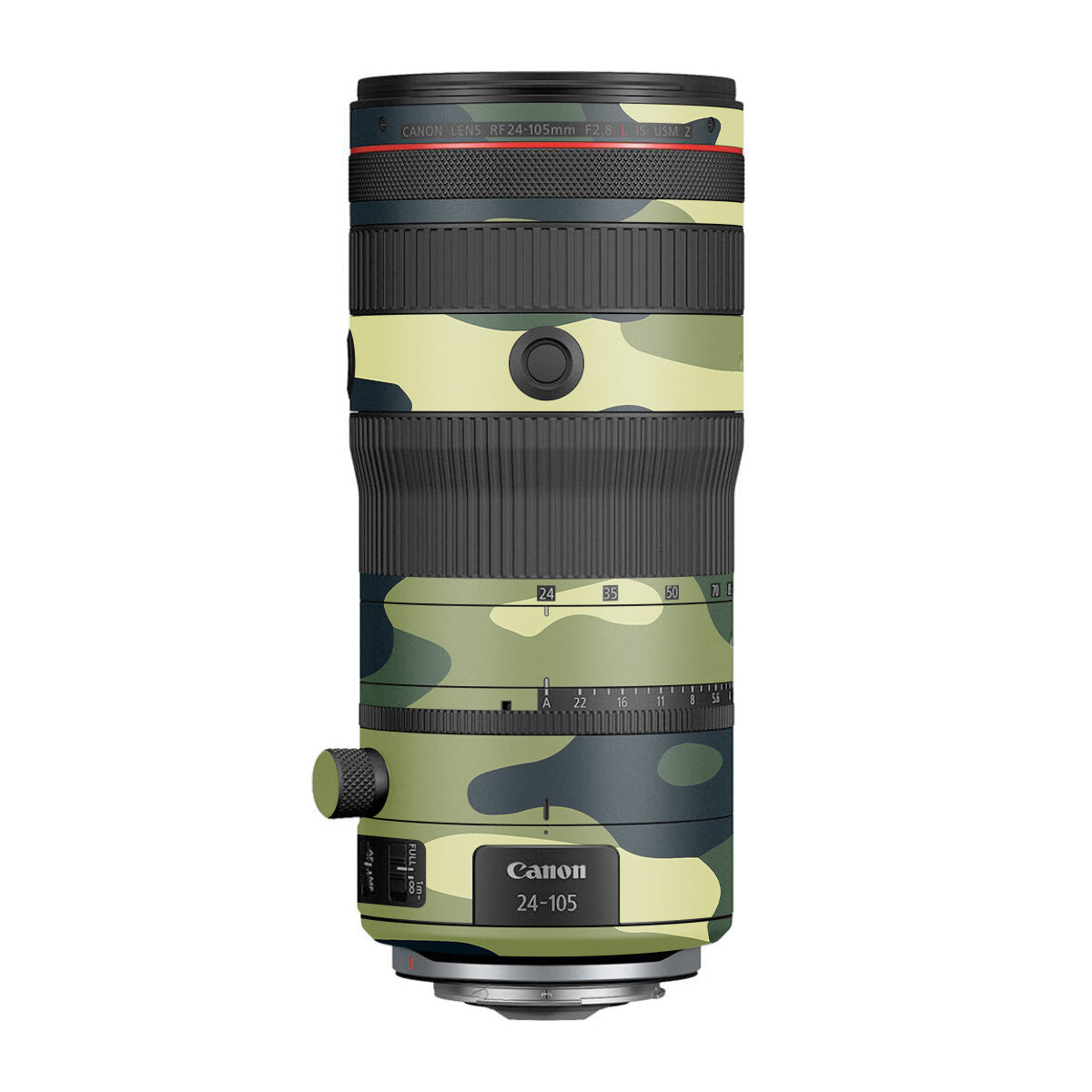 Forest Green Camo Canon RF 24-105mm F/2.8 L IS USM Z Camera Lens Skin