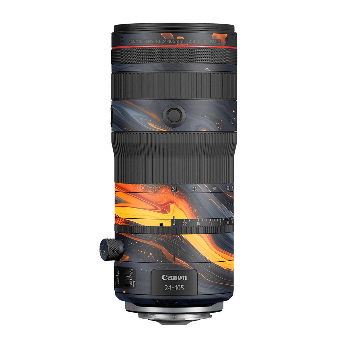 Lava Marble Canon RF 24-105mm F/2.8 L IS USM Z Camera Lens Skin