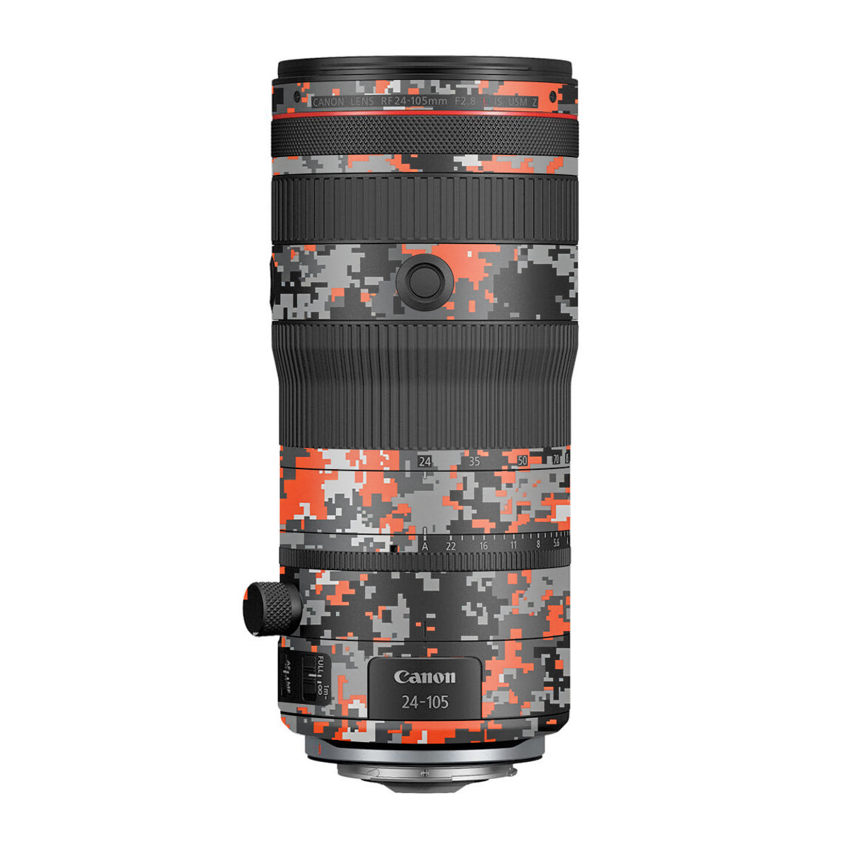 Inferno Pixel Canon RF 24-105mm F/2.8 L IS USM Z Camera Lens Skin
