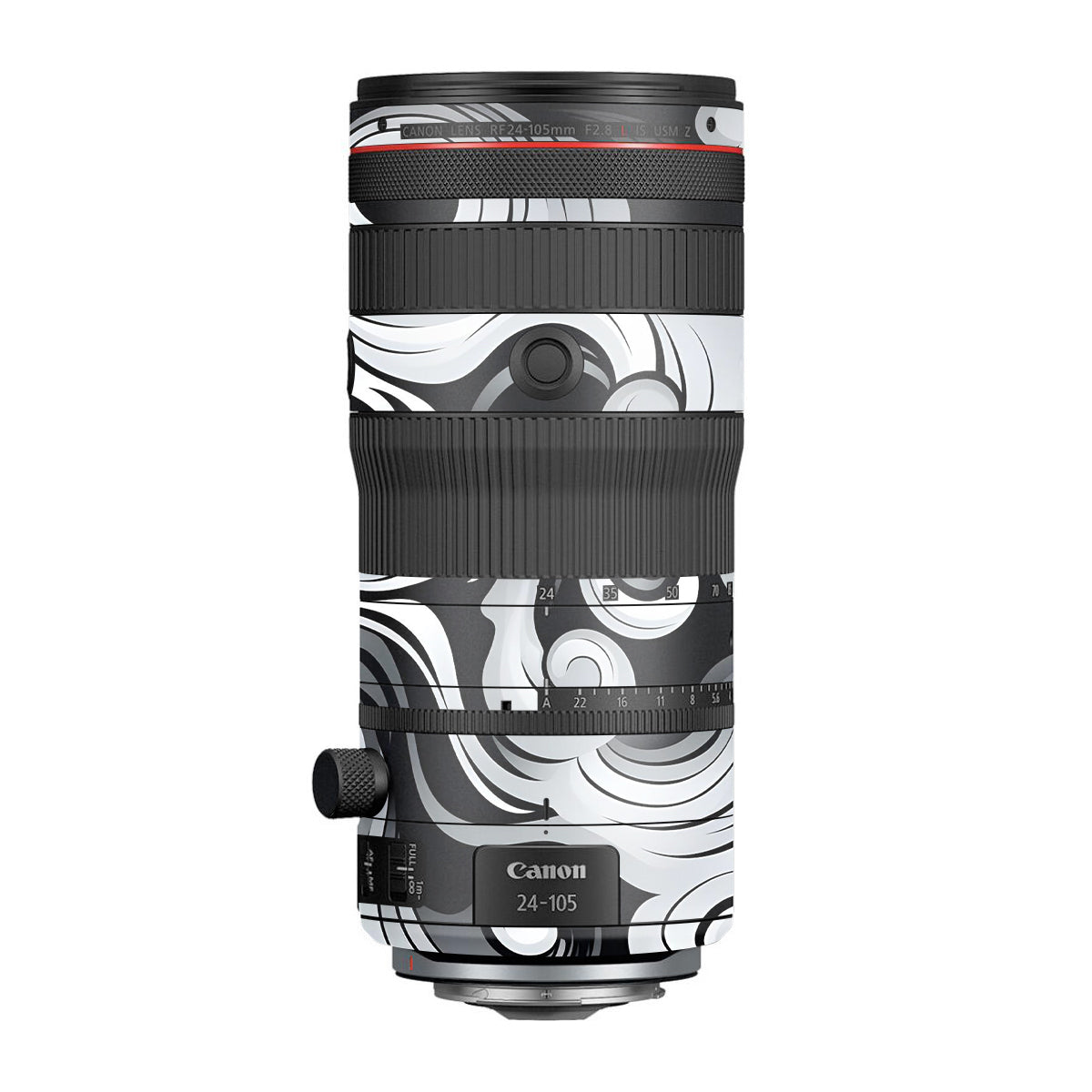 Smoke Swirl Canon RF 24-105mm F/2.8 L IS USM Z Camera Lens Skin