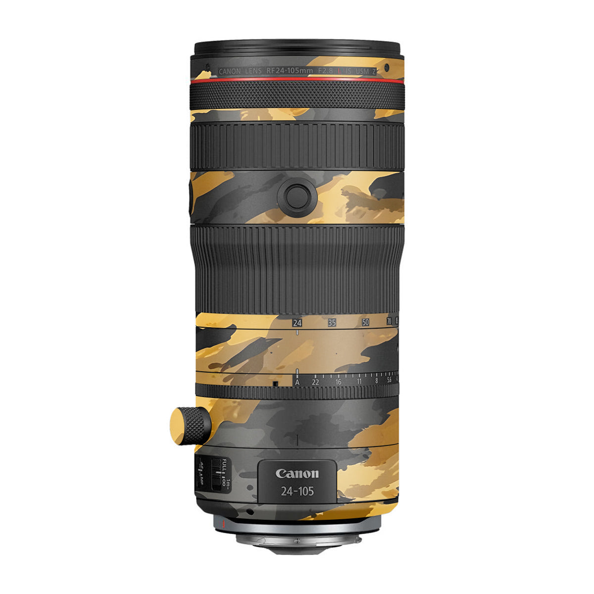 Camo Tiger Blend Canon RF 24-105mm F/2.8 L IS USM Z Camera Lens Skin