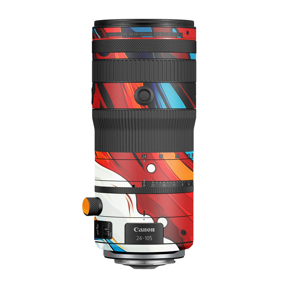 Fire & Ice Flow Canon RF 24-105mm F/2.8 L IS USM Z Camera Lens Skin