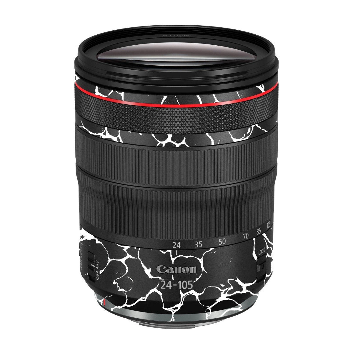 White Web Canon RF 24-105mm F/4 Camera Lens Skin