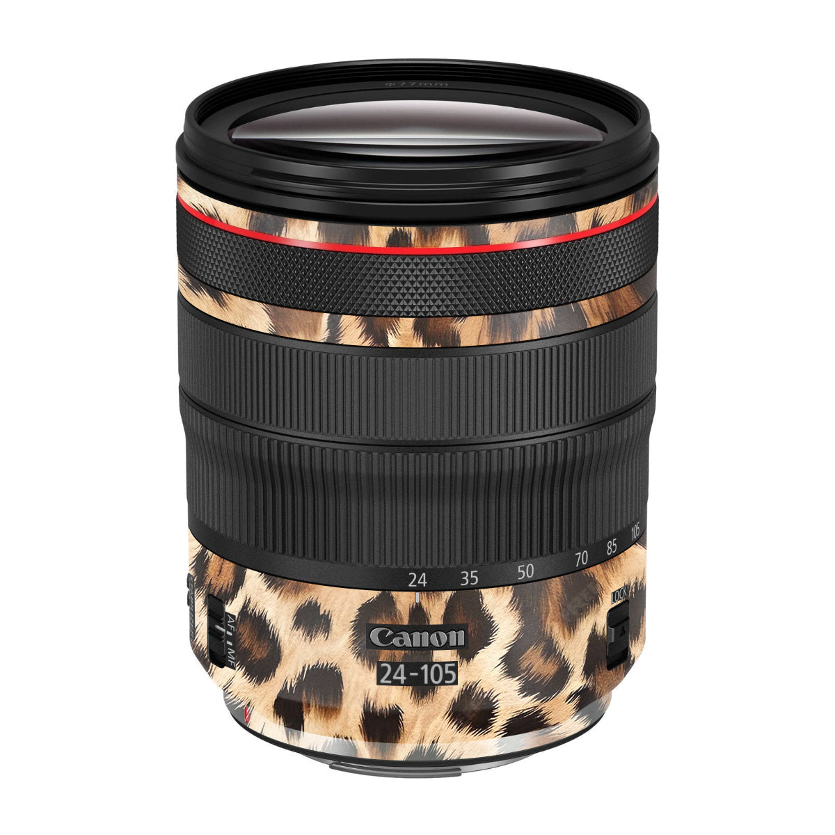 Classic Leopard Spots Canon RF 24-105mm F/4 Camera Lens Skin