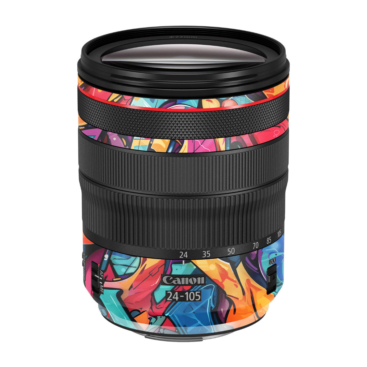 Urban Graffiti Explosion Canon RF 24-105mm F/4 Camera Lens Skin
