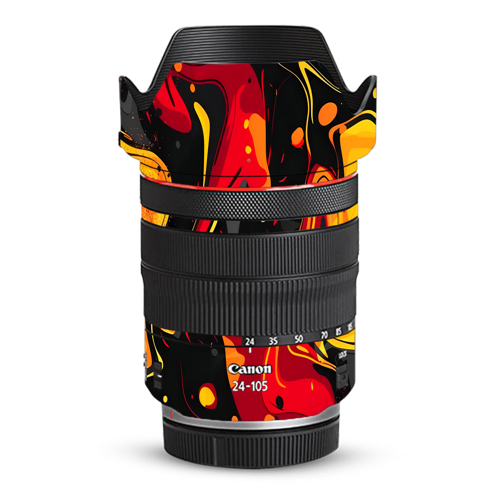 Lava Burst Canon RF 24–105mm f/4L IS USM Camera Lens Skin