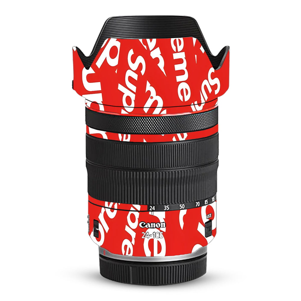 Supreme Red Canon 24-105mm Camera Lens Skin