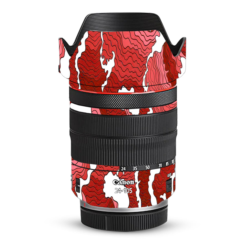 Cherry Waves Canon RF 24–105mm f/4L IS USM Camera Lens Skin