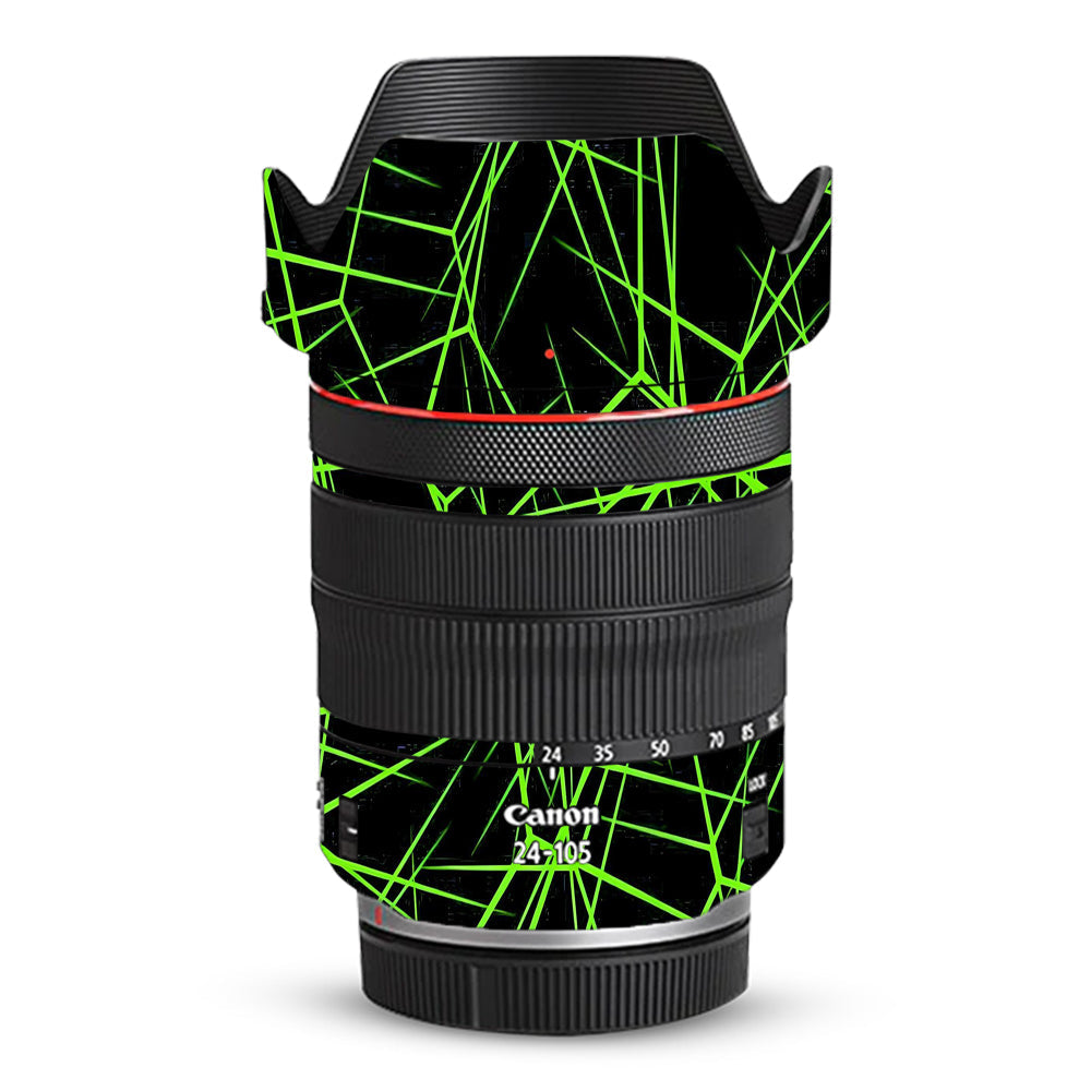 Neon Grid Canon RF 24–105mm f/4L IS USM Camera Lens Skin