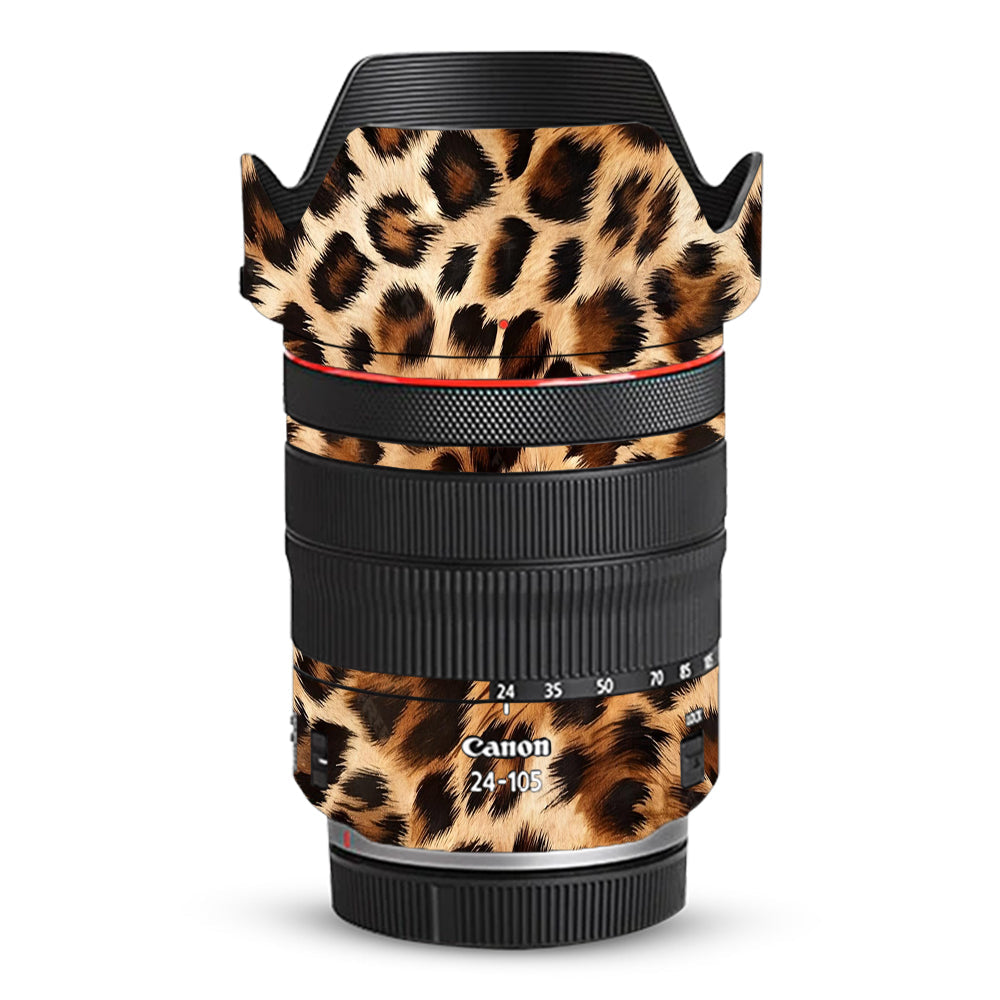 Classic Leopard Spots Canon RF 24–105mm f/4L IS USM Camera Lens Skin