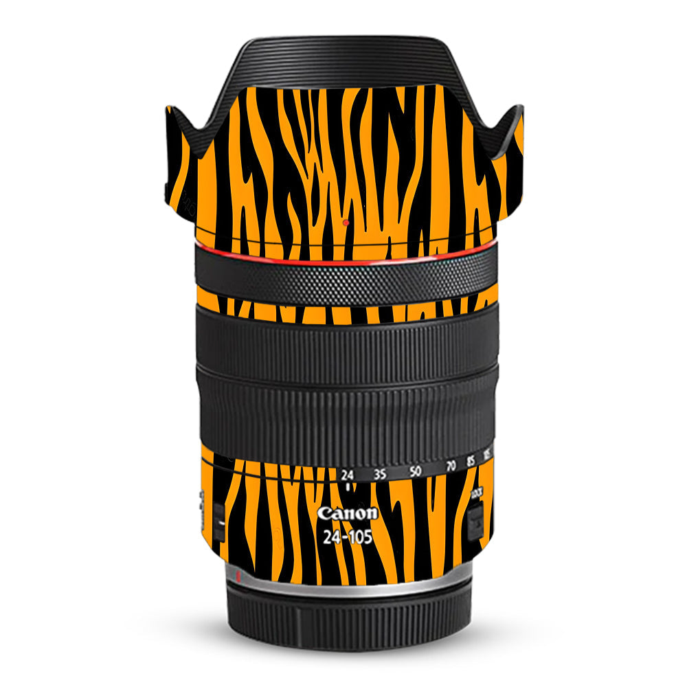Savanna Tiger Stripes Canon RF 24–105mm f/4L IS USM Camera Lens Skin
