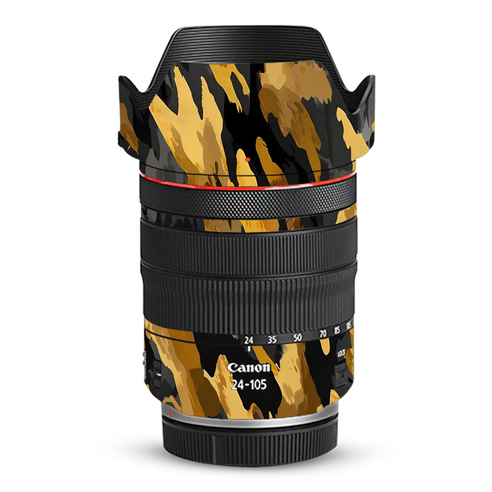 Camo Tiger Blend Canon RF 24–105mm f/4L IS USM Camera Lens Skin