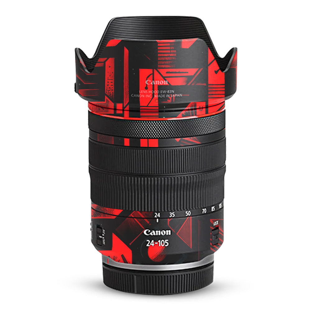 Cyber Maze Circuit Canon RF 24–105mm f/4L IS USM Camera Lens Skin