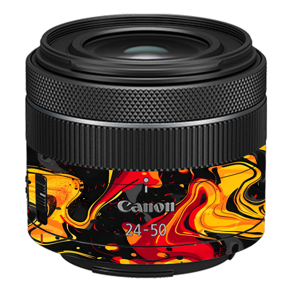 Lava Burst Canon RF 24–50mm f/4.5–6.3 IS STM Camera Lens Skin