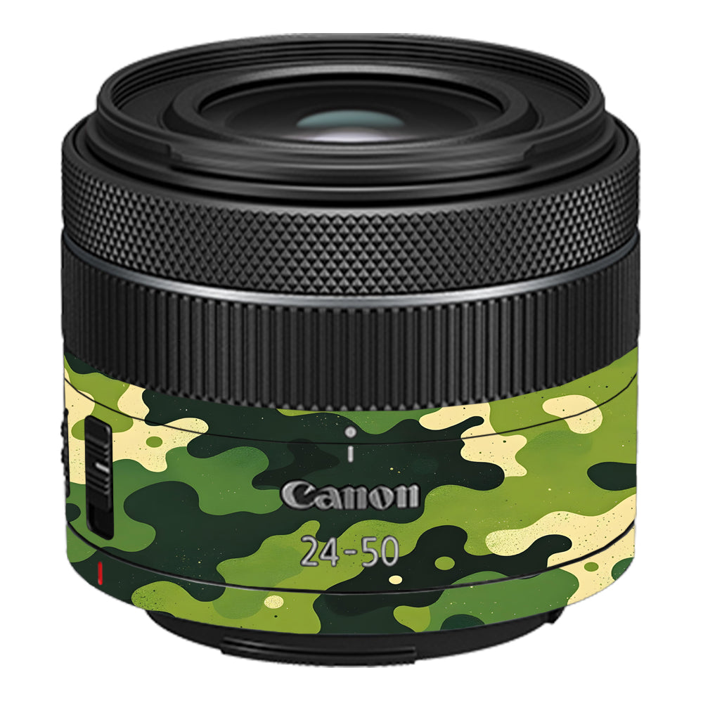 Camouflage Pattern Canon RF 24–50mm f/4.5–6.3 IS STM Camera Lens Skin