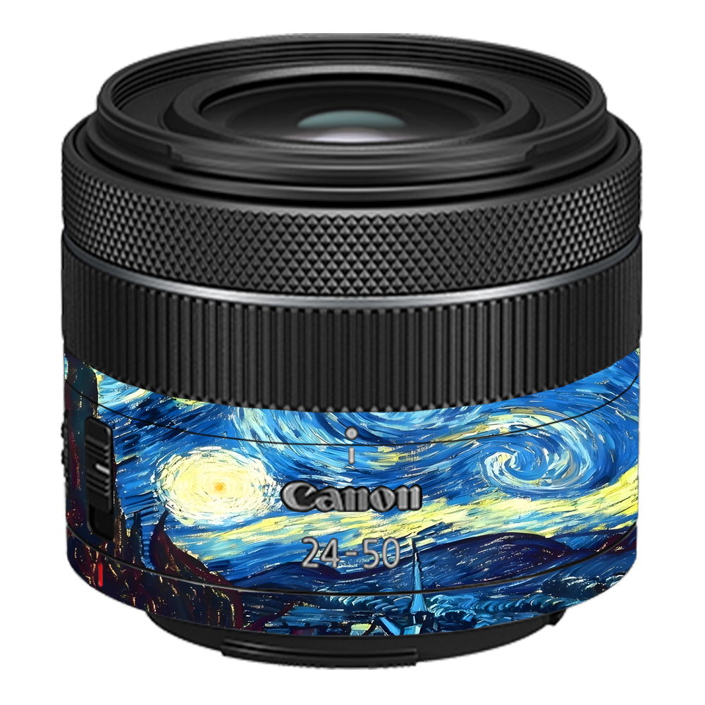 Starry Night Art Canon RF 24–50mm f/4.5–6.3 IS STM Camera Lens Skin