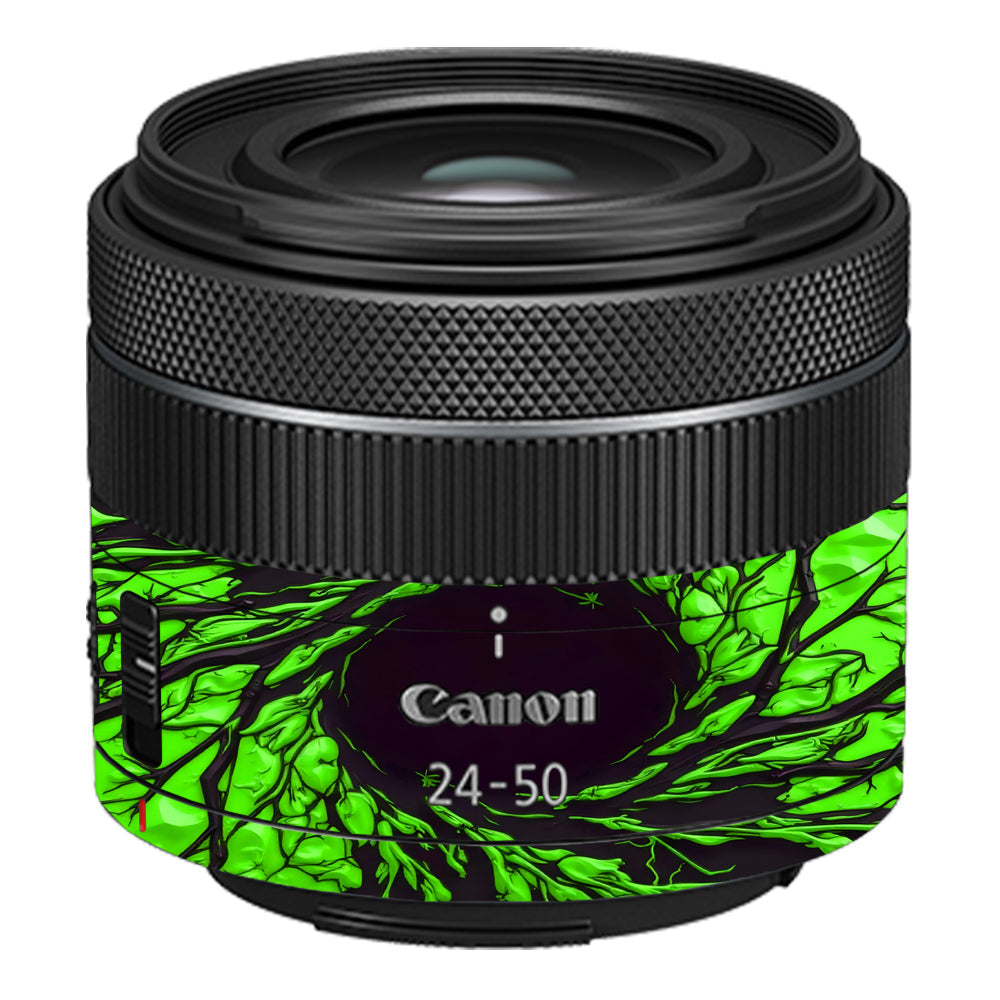 Venom Green Canon RF 24–50mm f/4.5–6.3 IS STM Camera Lens Skin