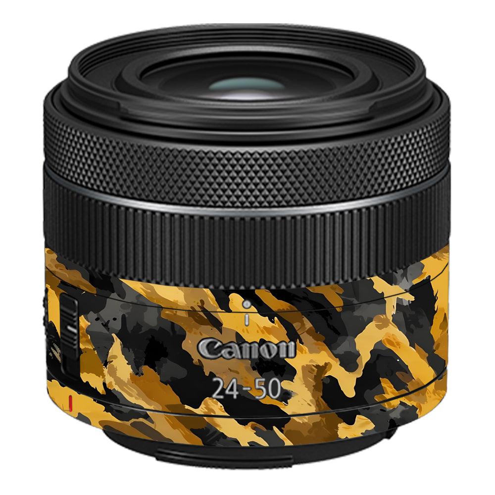 Camo Tiger Blend Canon RF 24–50mm f/4.5–6.3 IS STM Camera Lens Skin