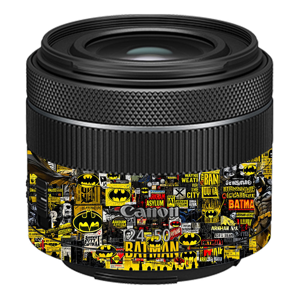 Batman Collage Canon RF 24–50mm f/4.5–6.3 IS STM Camera Lens Skin