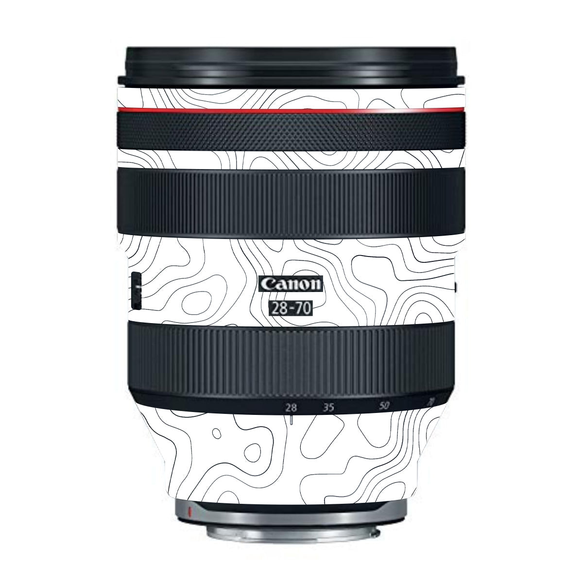 White Contour Design Canon RF 28-70mm F/2L USM Camera Lens Skin