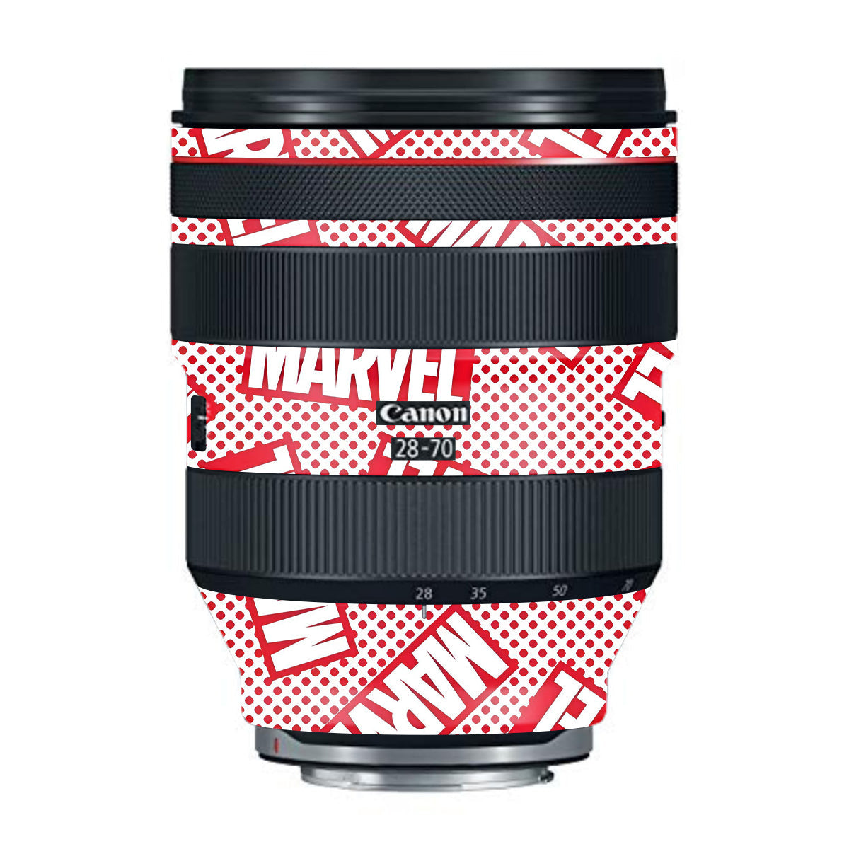 Marvel Comics Canon RF 28-70mm F/2L USM Camera Lens Skin