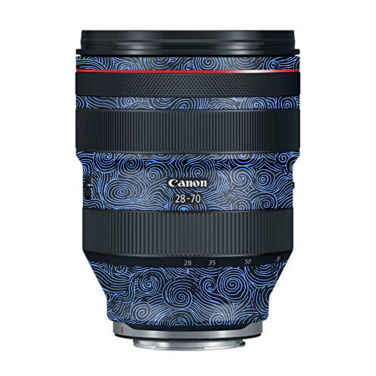 Blue Spirals Canon RF 28-70mm F/2L USM Camera Lens Skin