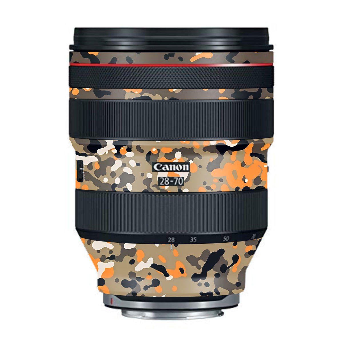 Orange Brown Spot  Canon RF 28-70mm F/2L USM Camera Lens Skin