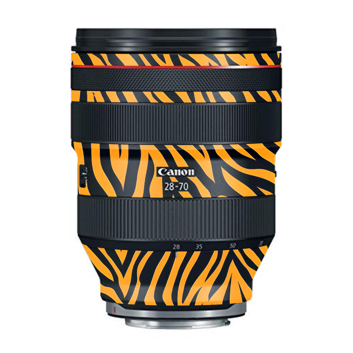 Zebra Gold Pattern Canon RF 28-70mm F/2L USM Camera Lens Skin