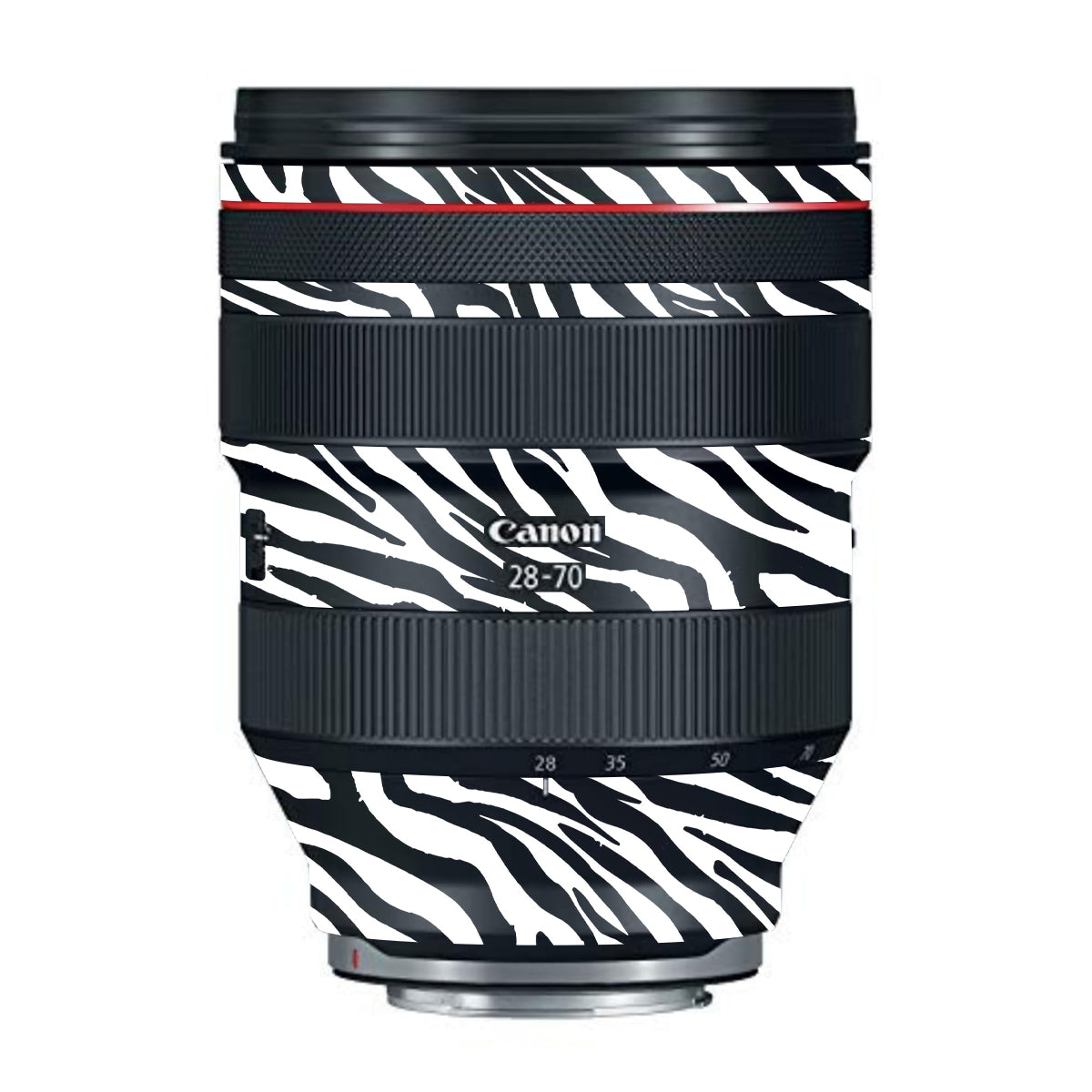 Classic Zebra Stripes Canon RF 28-70mm F/2L USM Camera Lens Skin