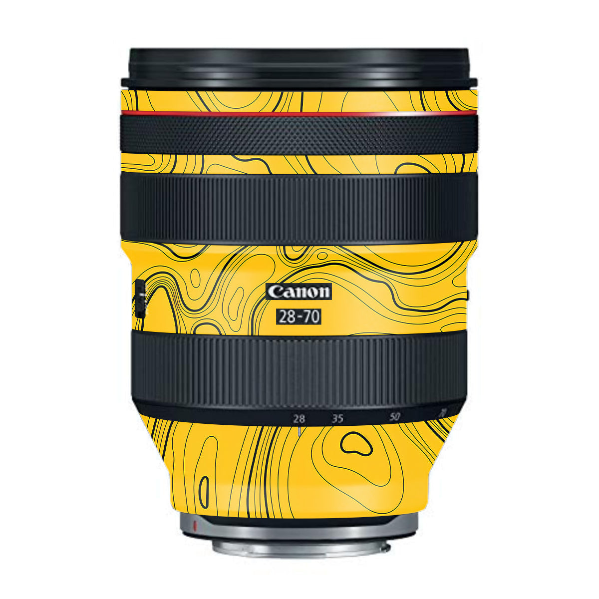 Topographic Map Pattern Canon RF 28-70mm F/2L USM Camera Lens Skin