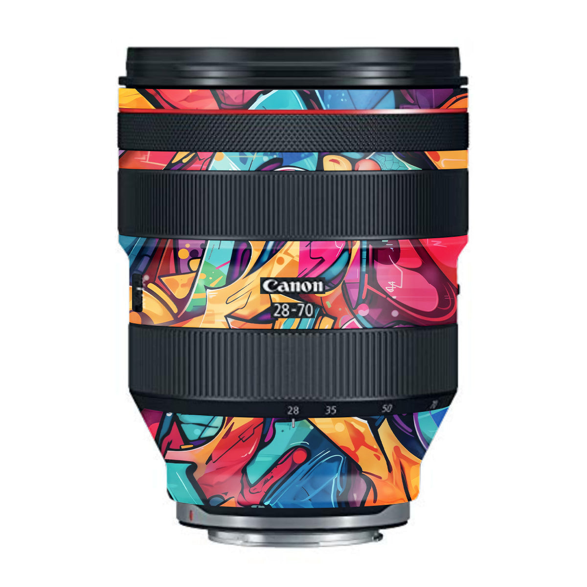 Urban Graffiti Explosion Canon RF 28-70mm F/2L USM Camera Lens Skin