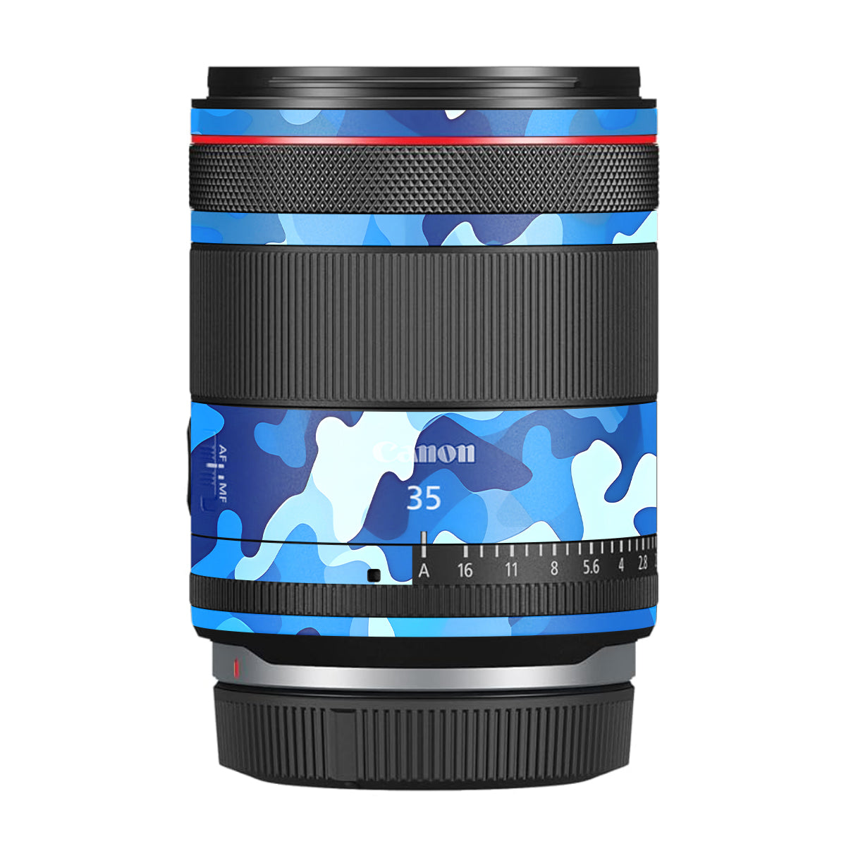 Arctic Blue Camo Pattern Canon RF 35mm F/1.4 VCM Camera Lens Skin