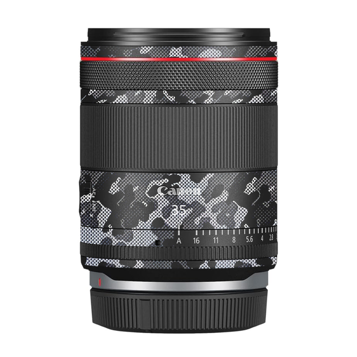 Stealth Grey Camo Canon RF 35mm F/1.4 VCM Camera Lens Skin