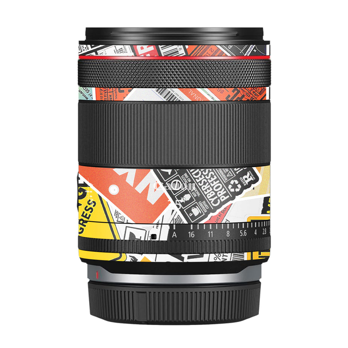 Tech Aesthetic Sticker Collage Canon RF 35mm F/1.4 VCM Camera Lens Skin