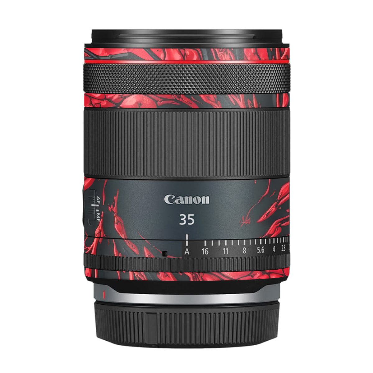 Venom Red Canon RF 35mm F/1.4 VCM Camera Lens Skin