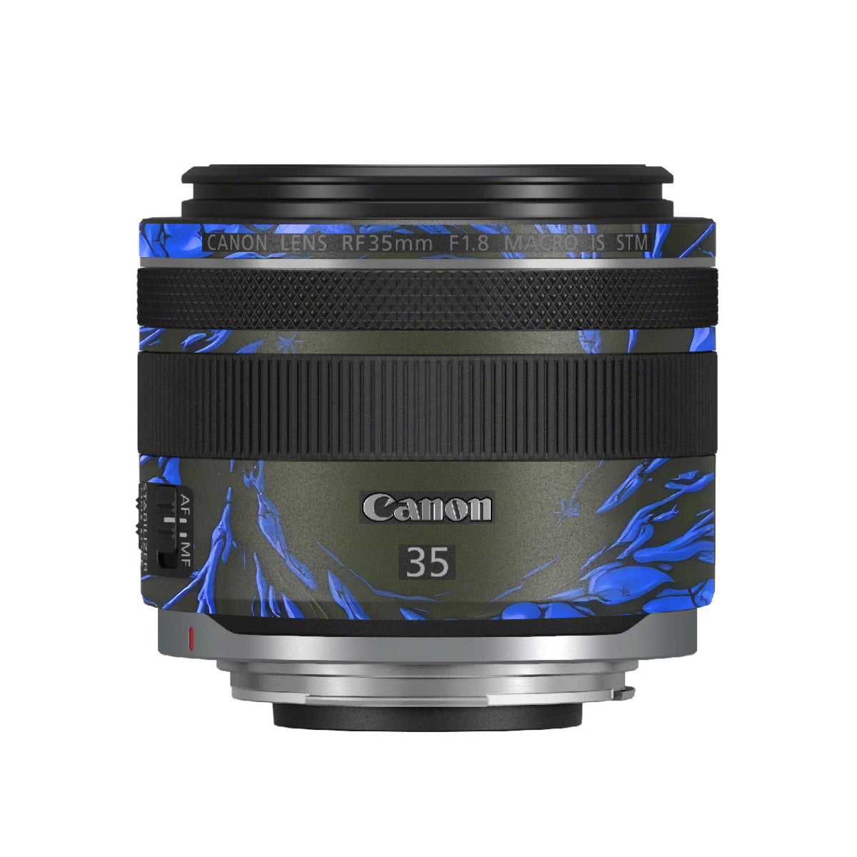 Venom Blue Canon RF 35mm F/1.8 Macro Camera Lens Skin