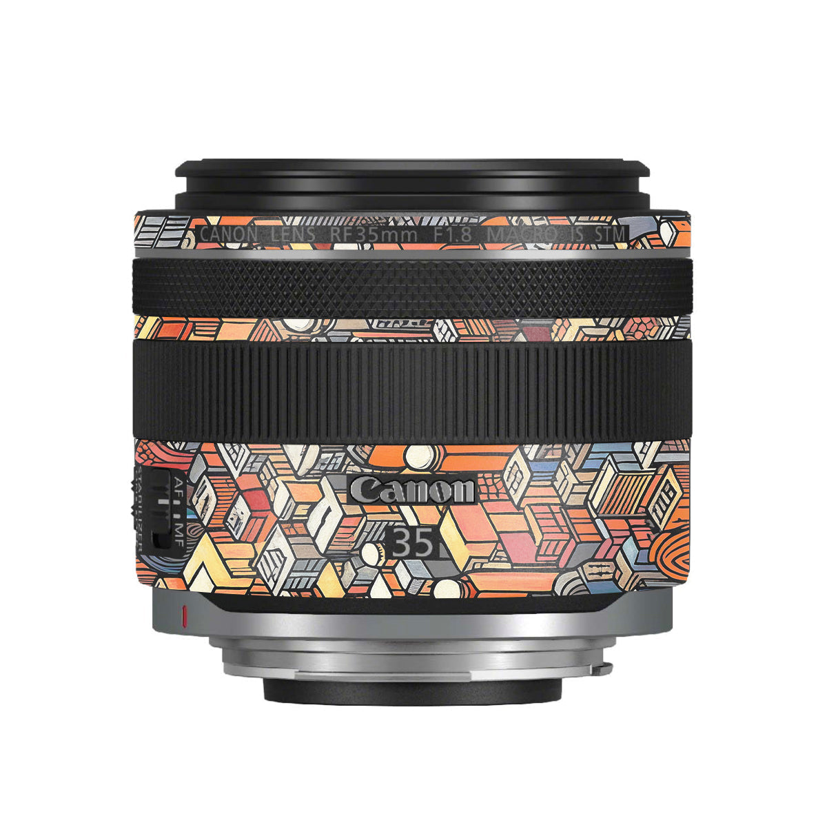 Isometric Cityscape Canon RF 35mm F/1.8 Macro Camera Lens Skin