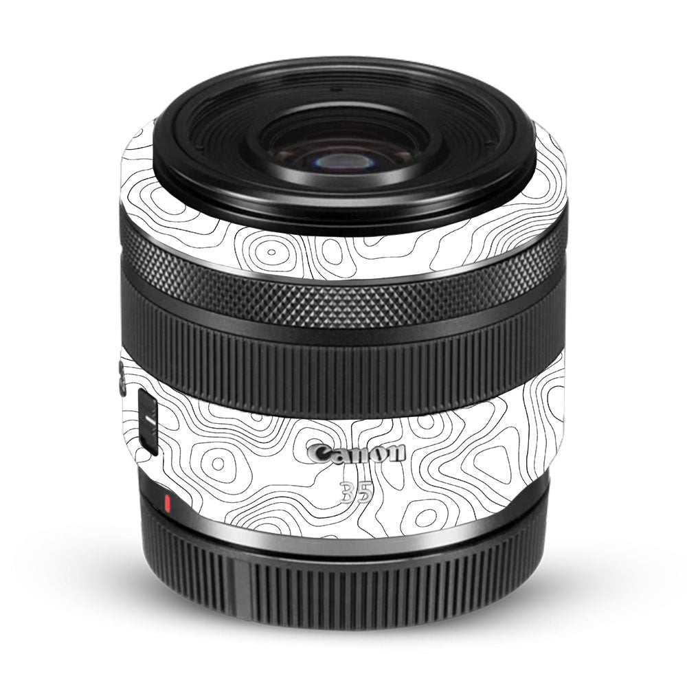 White Contour Design Canon RF 35mm f/1.8 IS Macro STM Camera Lens Skin