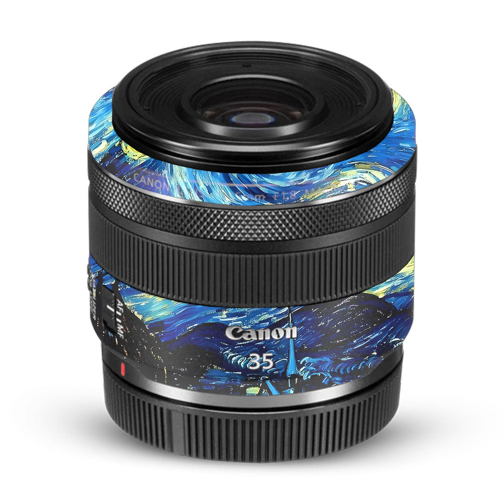 Starry Night Art Canon RF 35mm f/1.8 IS Macro STM Camera Lens Skin