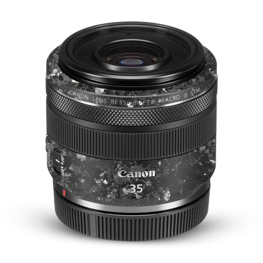 Black Granite Canon RF 35mm f/1.8 IS Macro STM Camera Lens Skin
