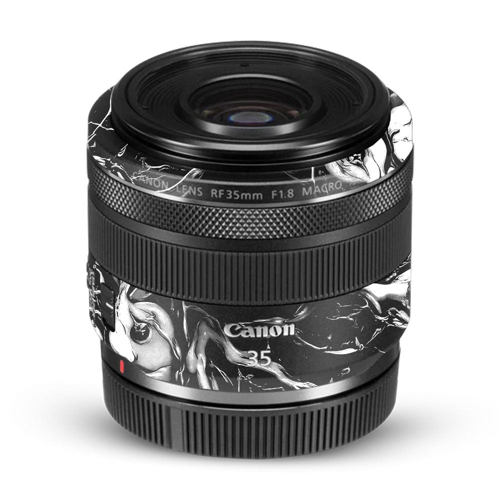 Venom Black Canon RF 35mm f/1.8 IS Macro STM Camera Lens Skin